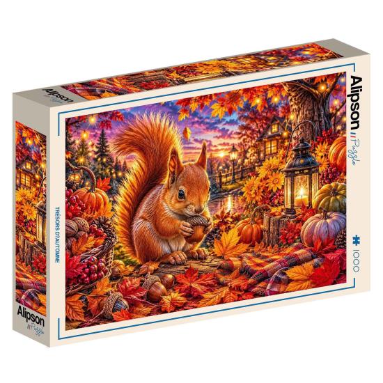 Puzzle Alipson Tesoros De Otoño de 1000 Piezas