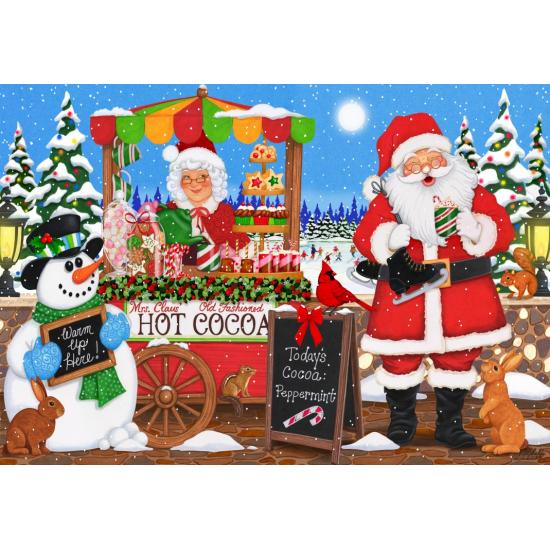 Puzzle Alipson Tienda De Dulces De Papá Noel de 1000 Pzs