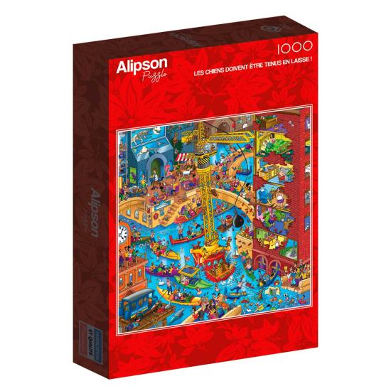 Puzzle Alipson Todos los Perros Deben Llevar Correa de 1000 Pzs Puzzle Alipson Todos los Perros Deben Llevar Correa de 1000 Pzs