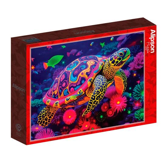 Puzzle Alipson Tortuga Arcoíris de 500 Piezas
