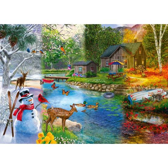 Puzzle Alipson Transición de Estaciones de 1000 Piezas Puzzle Alipson Transición de Estaciones de 1000 Piezas