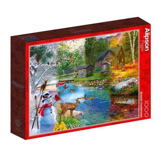 Puzzle Alipson Transición de Estaciones de 1000 Piezas Puzzle Alipson Transición de Estaciones de 1000 Piezas