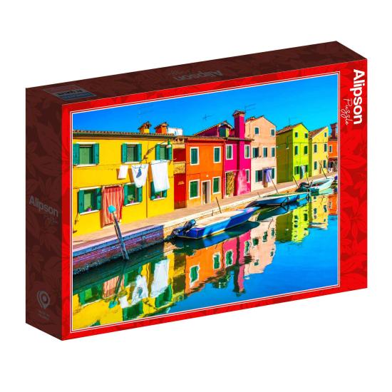 Puzzle Alipson Una Escapada A Burano, Italia de 1000 Piezas Puzzle Alipson Una Escapada A Burano, Italia de 1000 Piezas