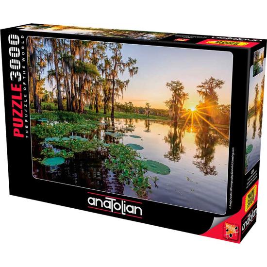 Puzzle Anatolian Amanece sobre Duck Lake de 3000 Pzs Puzzle Anatolian Amanece sobre Duck Lake de 3000 Pzs