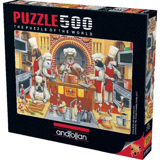 Puzzle Anatolian Animal Chef de 500 Piezas