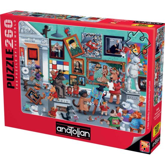 Puzzle Anatolian Arte de Perros y Gatos de 260 Piezas