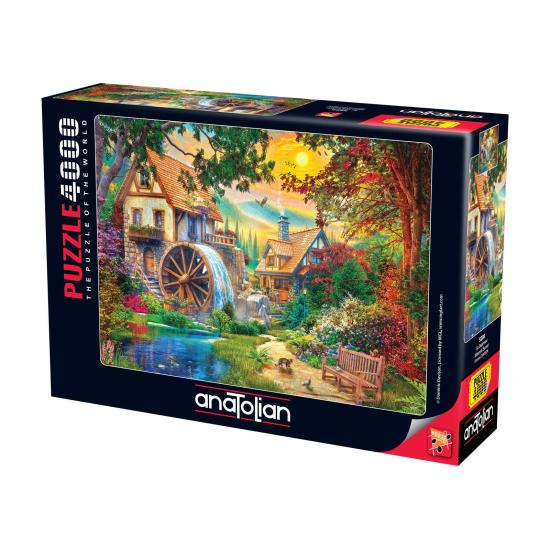 Puzzle Anatolian Atardecer en el Molino de Agua de 4000 Pzs