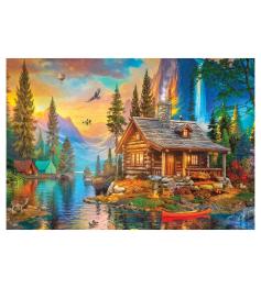 Puzzle Anatolian Atardecer En Pine Mountain de 2000 Piezas