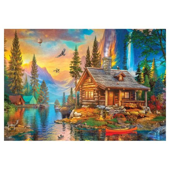 Puzzle Anatolian Atardecer En Pine Mountain de 2000 Piezas