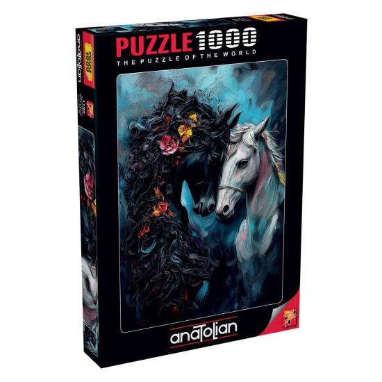 Puzzle Anatolian Blanco Y Negro 1000 Piezas