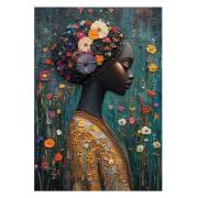 Puzzle Anatolian Bonita Chica Africana de 500 Piezas