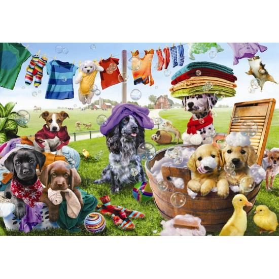 Puzzle Anatolian Cachorros Jugando de 260 Piezas Puzzle Anatolian Cachorros Jugando de 260 Piezas