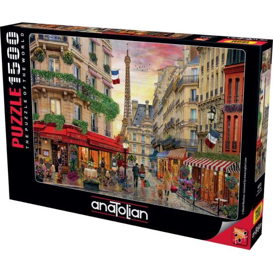 Puzzle Anatolian Café Eiffel de 1500 Piezas
