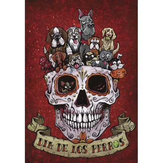 Puzzle Anatolian Calaveras de Halloween de 2 x 500 Piezas