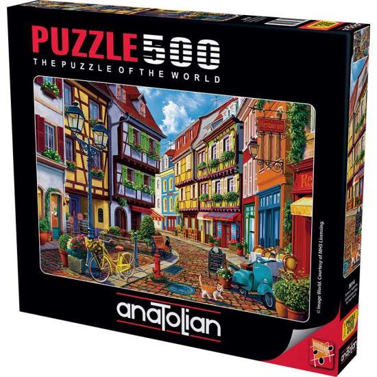 Puzzle Anatolian Callejón de Adoquines de 500 Piezas Puzzle Anatolian Callejón de Adoquines de 500 Piezas