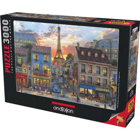 Puzzle Anatolian Calles del Centro de París de 3000 Piezas