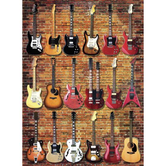 Loco cualquier cosa estación de televisión Comprar Puzzle Anatolian Colección de Guitarras de 1000 Piezas -  Anatolian-1116