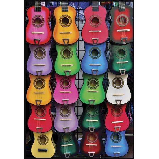 Puzzle Anatolian Collage de Guitarras de 500 Piezas Puzzle Anatolian Collage de Guitarras de 500 Piezas