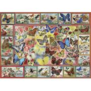 Puzzle Anatolian Collage de Mariposas de 1000 Piezas