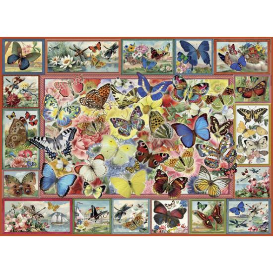 Puzzle Anatolian Collage de Mariposas de 1000 Piezas Puzzle Anatolian Collage de Mariposas de 1000 Piezas