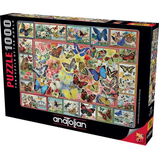 Puzzle Anatolian Collage de Mariposas de 1000 Piezas Puzzle Anatolian Collage de Mariposas de 1000 Piezas