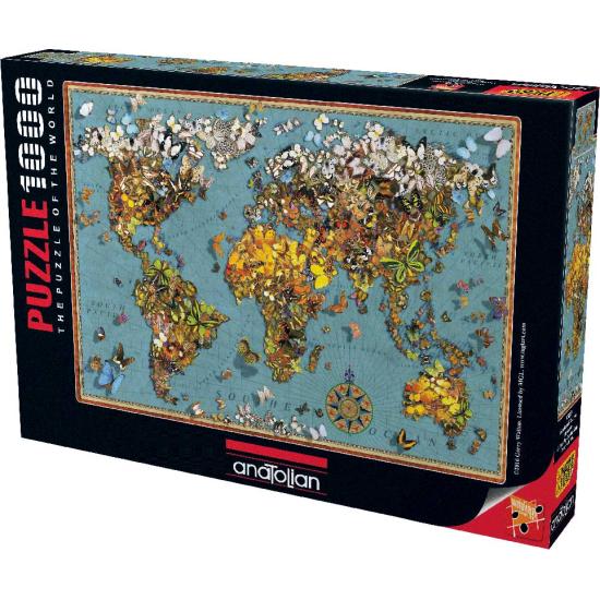 Puzzle Anatolian El Mundo de las Mariposas de 1000 Piezas Puzzle Anatolian El Mundo de las Mariposas de 1000 Piezas