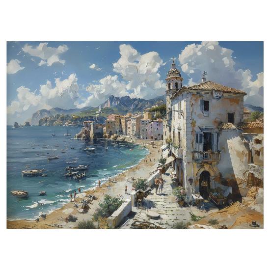 Puzzle Anatolian El Pueblo junto al Mar 1000 Piezas Puzzle Anatolian El Pueblo junto al Mar 1000 Piezas