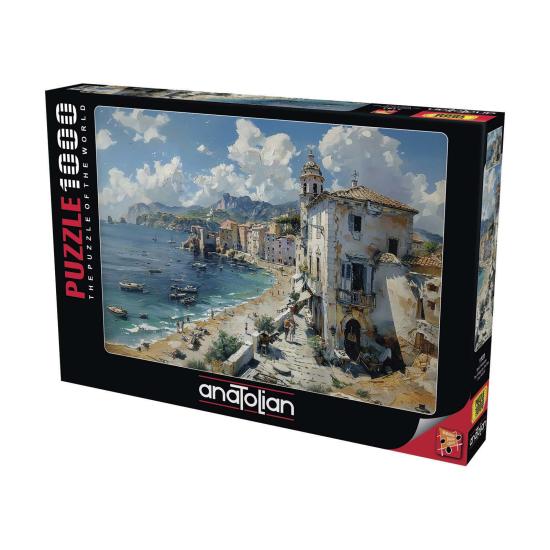Puzzle Anatolian El Pueblo junto al Mar 1000 Piezas Puzzle Anatolian El Pueblo junto al Mar 1000 Piezas
