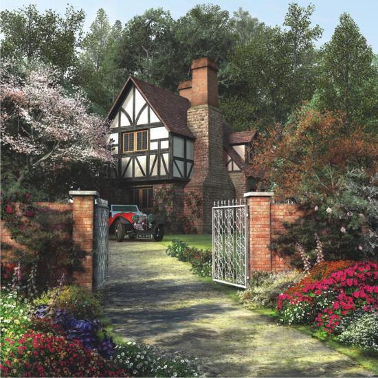 Puzzle Anatolian Entrada a la Casa de Campo de 1024 Piezas