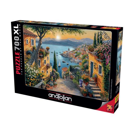 Puzzle Anatolian Escalera Hacia El Puerto XXL de 700 Piezas
