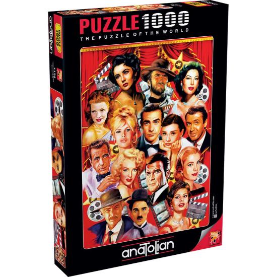 Puzzle Anatolian Estrellas de Hollywood de 1000 Piezas