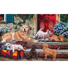 Puzzle Anatolian Familia de Perros de 260 Piezas