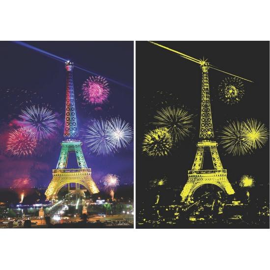 Puzzle Anatolian Fuegos Artificiales en París Neón de 1000 Piez Puzzle Anatolian Fuegos Artificiales en París Neón de 1000 Piez