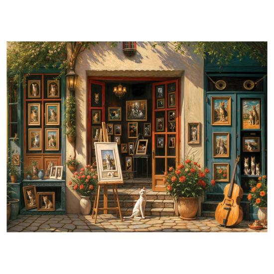 Puzzle Anatolian Galería de Gatos 1000 Piezas