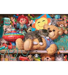 Puzzle Anatolian Gatito en el Armario de Juguetes 260 Piezas