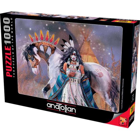 Puzzle Anatolian Guerrera India de 1000 Piezas Puzzle Anatolian Guerrera India de 1000 Piezas