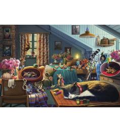 Puzzle Anatolian Habitación de Juegos de Gatos de 260 Piezas