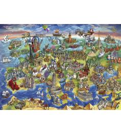 Puzzle Anatolian Hitos de Europa de 1500 Piezas