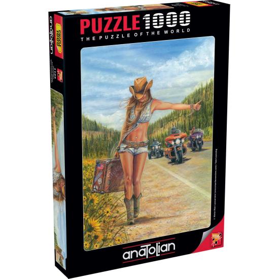 Puzzle Anatolian La Autoestopista de 1000 Piezas