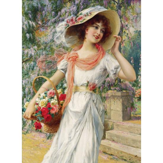 Puzzle Anatolian La Chica de las Flores de 1000 Piezas