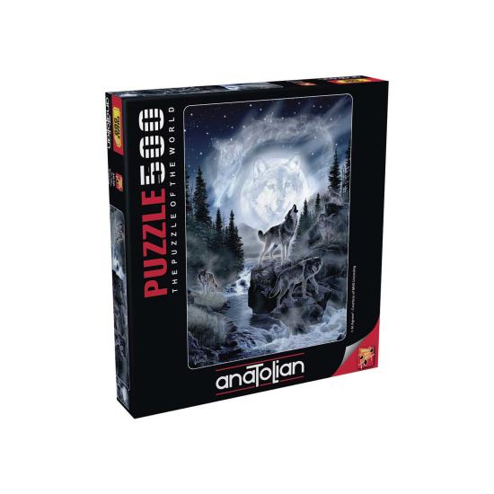 Puzzle Anatolian Lobo de la Luna de 500 Piezas