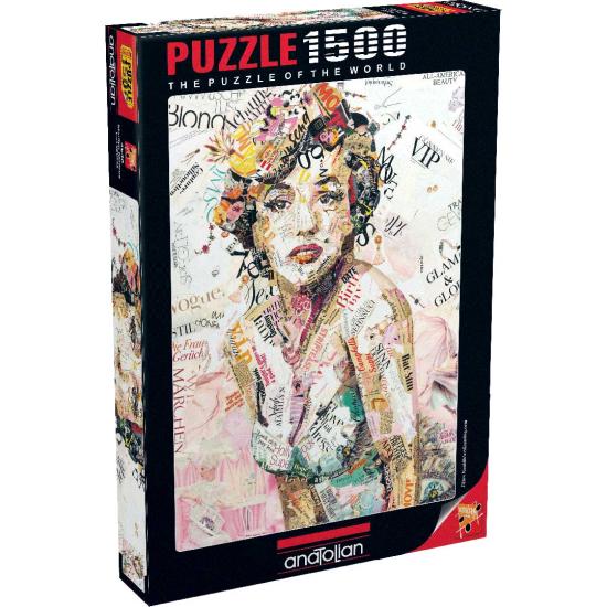 Puzzle Anatolian Marilyn Monroe News de 1500 Piezas Puzzle Anatolian Marilyn Monroe News de 1500 Piezas