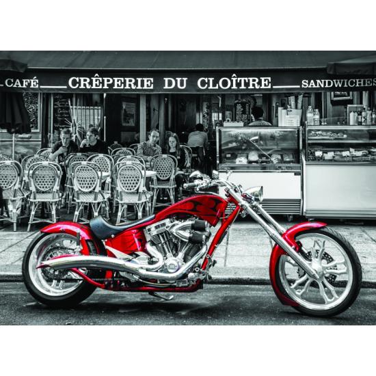 Puzzle Anatolian Moto Chopper Roja de 1000 Piezas Puzzle Anatolian Moto Chopper Roja de 1000 Piezas