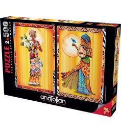 Puzzle Anatolian Mujeres Africanas de 2 x 500 Piezas