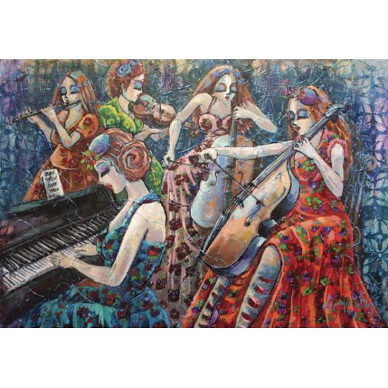 Puzzle Anatolian Notas Llenas de Color 2 x 500 Piezas