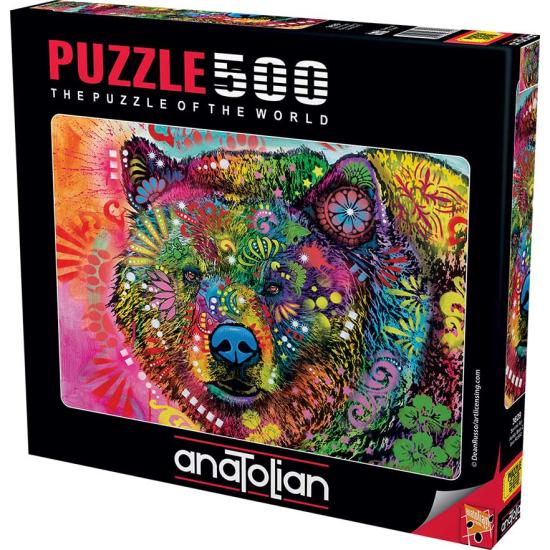 Puzzle Anatolian Oso Colorido de 500 Piezas