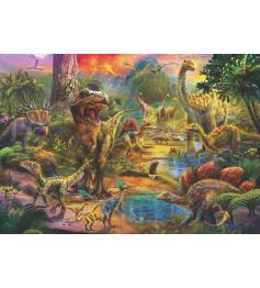 Puzzle Anatolian Paisaje de Dinosaurios de 500 Piezas