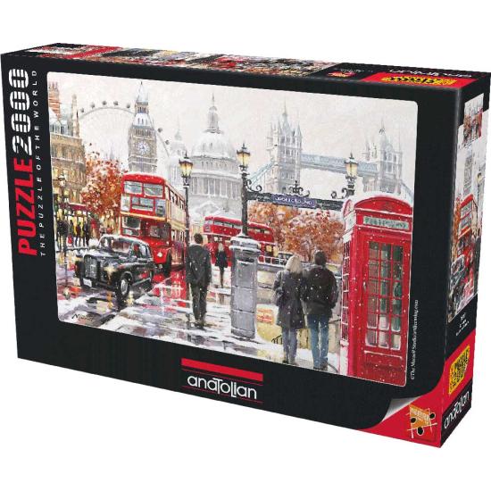 Puzzle Anatolian Paseo por Londres  de 2000 Piezas