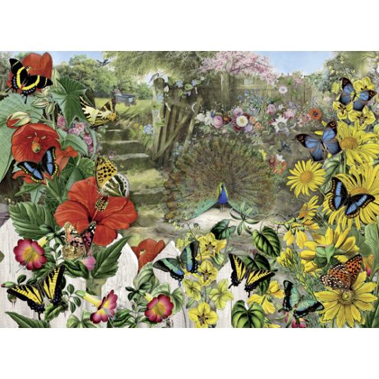 Puzzle Anatolian Pavo en el Jardín de 1000 Piezas