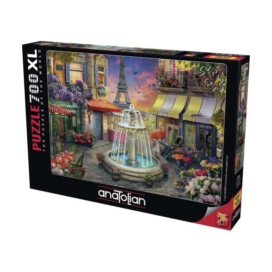 Puzzle Anatolian Plaza de París XXL de 700 Piezas Puzzle Anatolian Plaza de París XXL de 700 Piezas